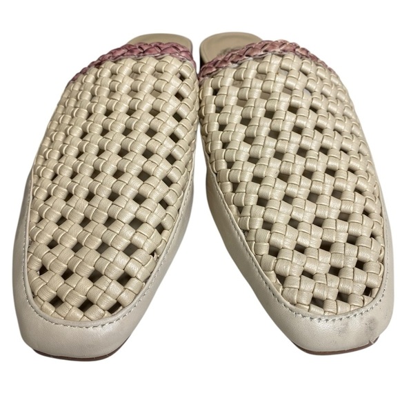 Vince Camuto Pandie Woven Leather Slide Mules Women's Size 6 - Picture 2 of 12